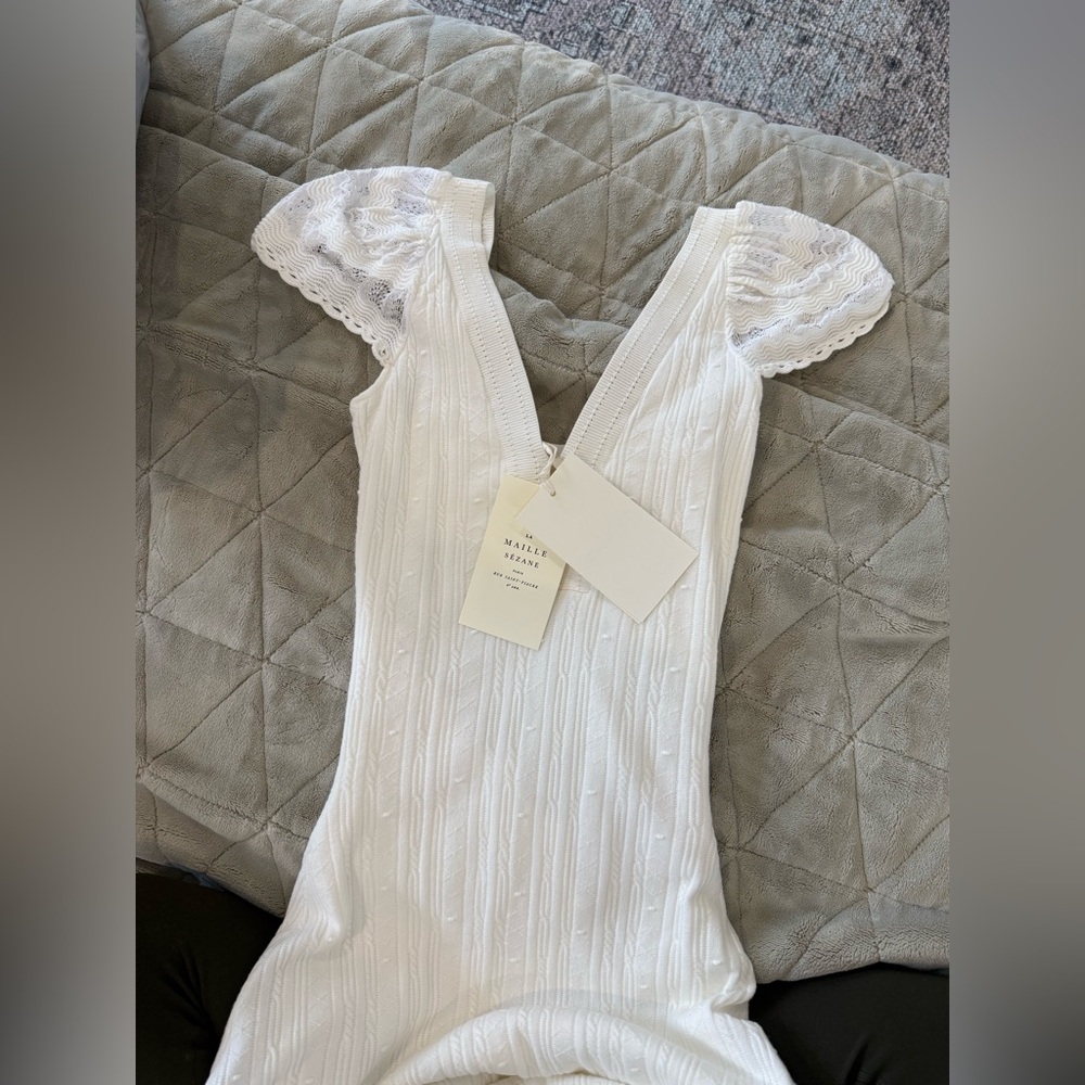 White Sezane Dress
